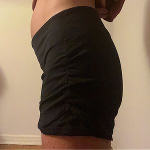 Athleta yoga / running black shorts size M